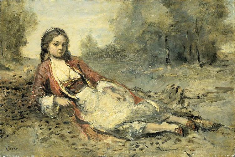 Jean-Baptiste Camille Corot Algerienne Spain oil painting art